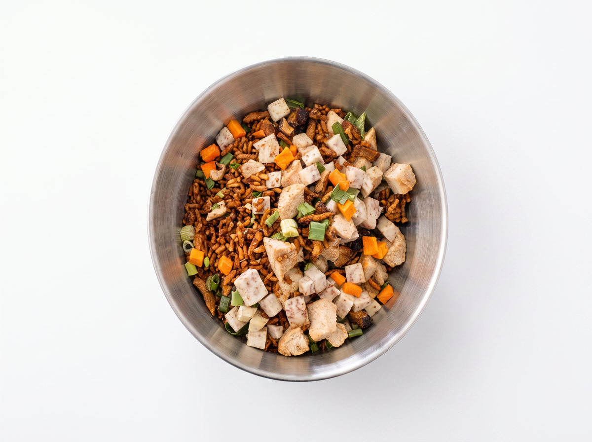 YAM RICE with Chicken and Mushroom